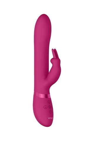 Vibromasseur Rabbit Amoris - Rose - 23 cm 