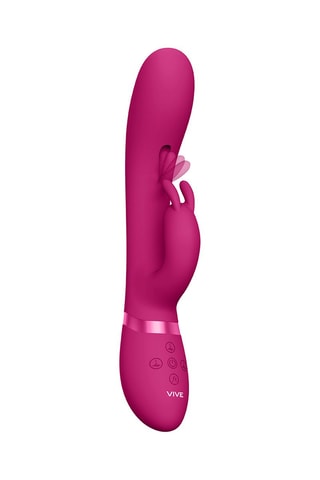 Vibromasseur Rabbit Tama Rose - 27,6 cm