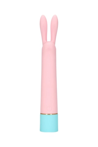 Mini-vibromasseur Rabbit Loveline -Rose et bleu