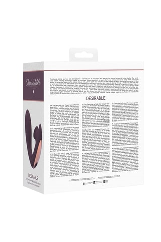 Vibromasseur Irresistible Desirable - Violet - 10,5 cm