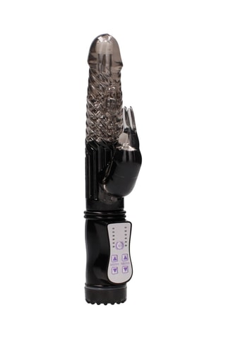 Vibromasseur Rabbit - Noir - 22,5 cm