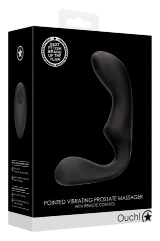 Vibromasseur prostatique - Noir - 11,5 cm