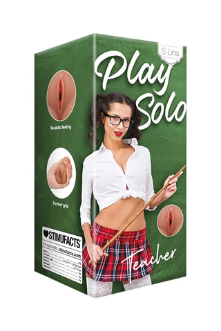Masturbateur Teacher Marron clair - 12 cm
