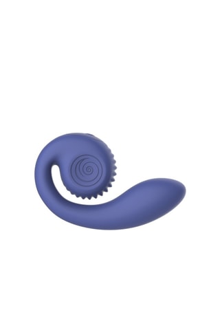 Stimulateur point G Double Gizi Lite - Bleu - 12 cm
