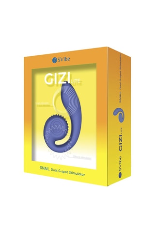 Stimulateur point G Double Gizi Lite - Bleu - 12 cm