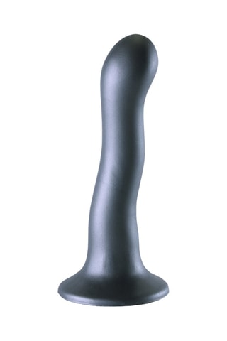 Godemichet courbé en silicone Ouch! Noir - 17 cm