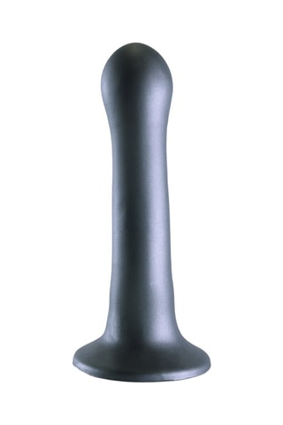 Godemichet courbé en silicone Ouch! Noir - 17 cm