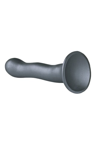 Godemichet courbé en silicone Ouch! Noir - 17 cm