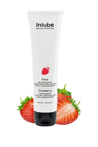 Gel lubrifiant aromatisé fraise - 100 ml