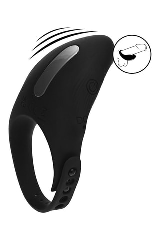 Cockring vibrant - Noir