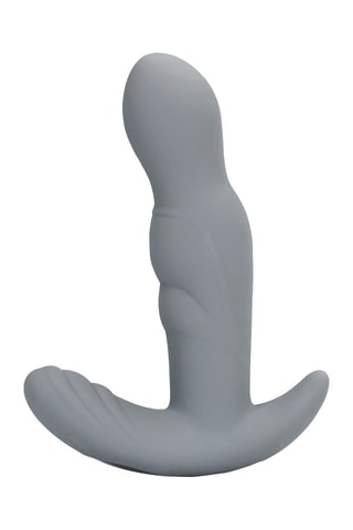 Stimulateur prostatique rotatif avec télécommande Gotham - Gris - 11,3 cm