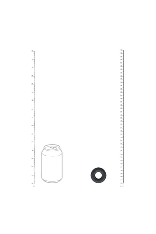 Cockring - Noir - 4,9 cm