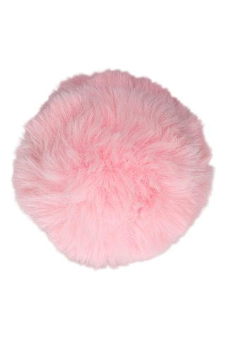 Plug anal avec queue en fourrure - Rose - 4,9
