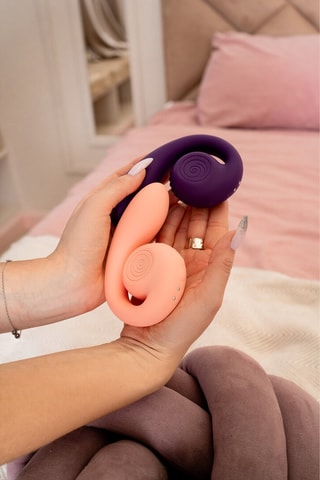 Stimulateur Dual G-Spot Stimulator Gizi - Violet - 12 cm