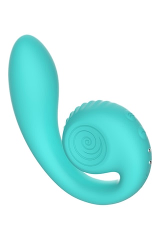 Stimulateur Dual G-Spot Stimulator Gizi - Bleu - 12 cm