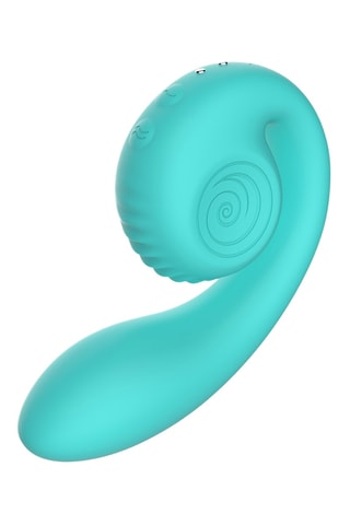 Stimulateur Dual G-Spot Stimulator Gizi - Bleu - 12 cm