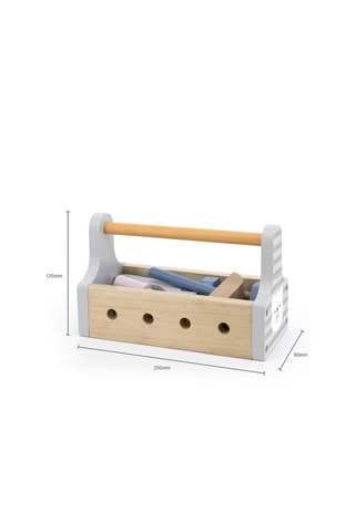 Boîte à outils en bois - 16 pièces - Dès 3 ans