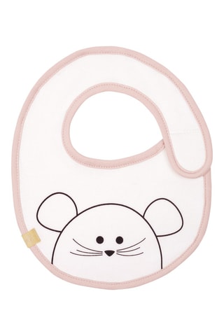 Bavoir en coton biologique - Blanc - Dès la naissance