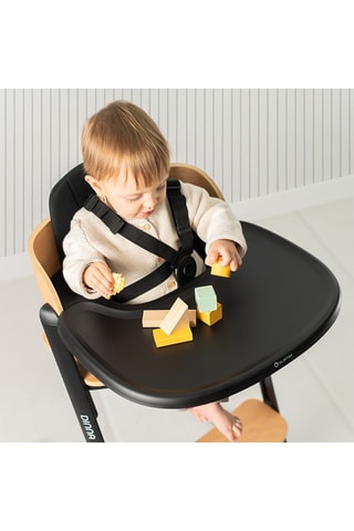 Chaise haute convertible en bois - Dès 6 mois - Jusqu’à 15 kg