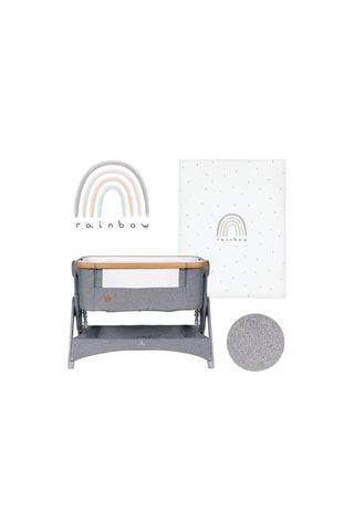 Berceau cododo à roulettes - Dès la naissance - Jusqu'à 9 kg - Marron et gris