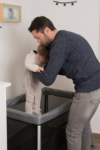 Lit parapluie pliable - Dès la naissance - Jusau'à 13 kg - Noir