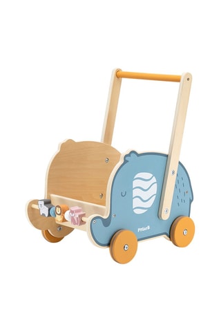Chariot de marche éléphant en bois - Dès 12 mois