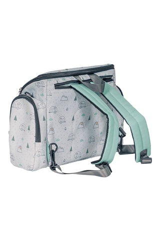 Siège rehausseur - De 6 à 36 mois - jusqu’à 15 kg - Beige, vert et gris