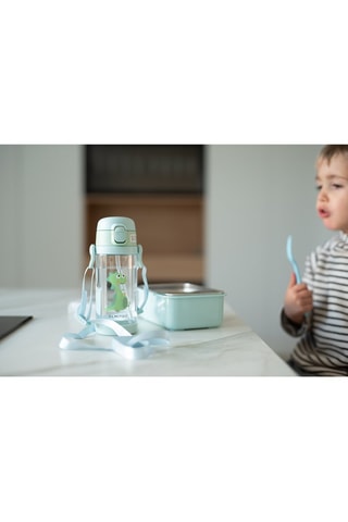 Gourde en tritan sans BPA et boîte à goûter en acier inoxydable - Dès 4 mois