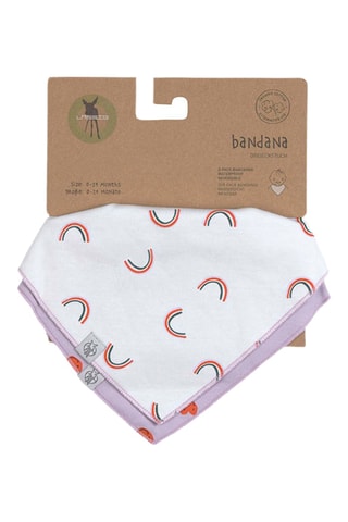 2 bavoirs en coton biologique - De 0 à 24 mois