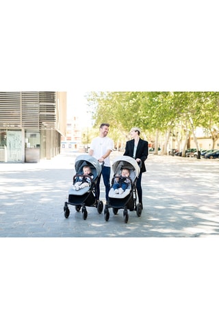 Poussette - Dès la naissance - Jusqu'à 22 kg - Gris