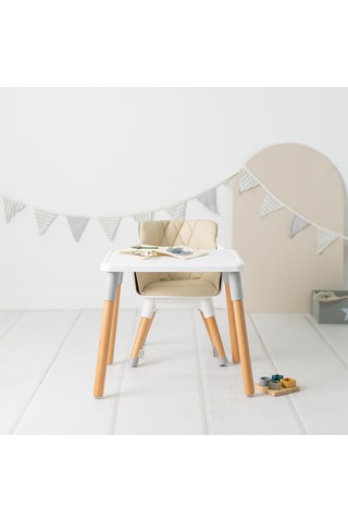 Table et chaise haute évolutive - Dès 6 mois - jusqu'à 15 kg