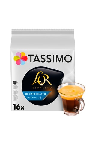 80 monodosis Tassimo - L'Or Café Descafeinado - 5 x 16 cápsulas