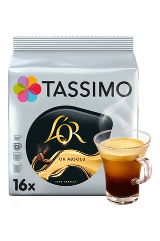 80 monodosis Tassimo - L'Or Café Or Absolu - 5 x 16 cápsulas