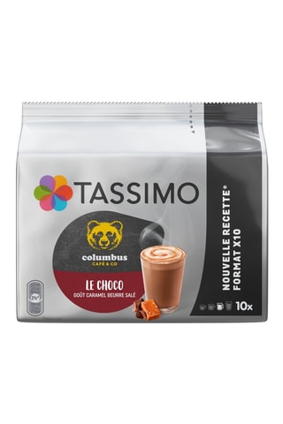 50 monodosis Tassimo - Columbus Chocolate Caramelo Mantequilla salada - 5 x 10 monodosis