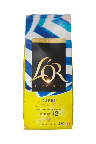 4 x 450 g - Café en grano L’Or Capri dolce vita - Intensidad 12