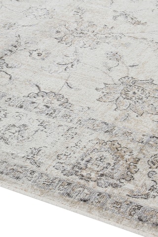 Tapis Vintage - Ecru et anthracite