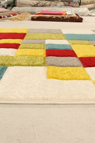 Tapis Allegra - Jaune et vert