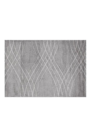 Alfombra Carve Wave - Gris claro