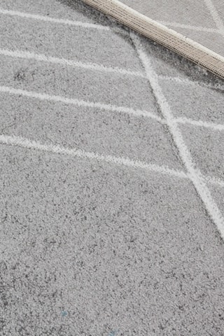Alfombra Carve Wave - Gris claro