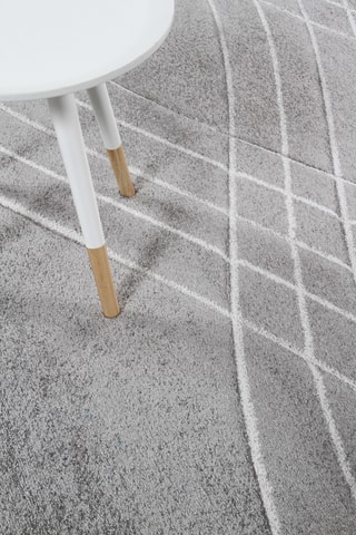 Alfombra Carve Wave - Gris claro