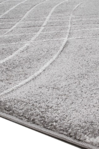 Alfombra Carve Wave - Gris claro