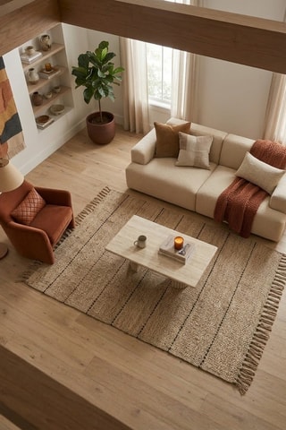 Alfombra Juta Maya - Beige