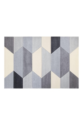 Alfombra Carve Geometric - Gris