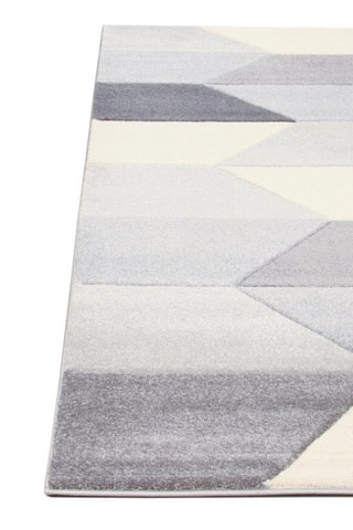 Alfombra Carve Geometric - Gris