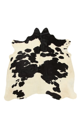 Tapis en cuir - Noir et blanc