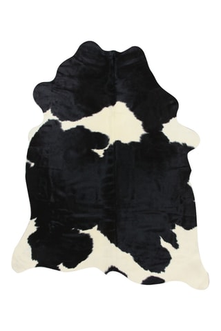 Tapis en cuir - Noir et blanc