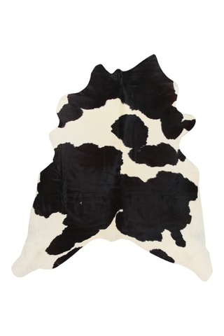 Tapis en cuir - Noir et blanc
