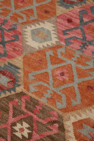 Tapis en laine Kilim Kaban - Orange