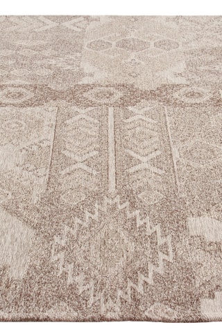 Alfombra Velluto - Beige y marrón claro