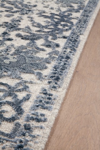 Alfombra de lana Mayfair Vintage - Azul marino